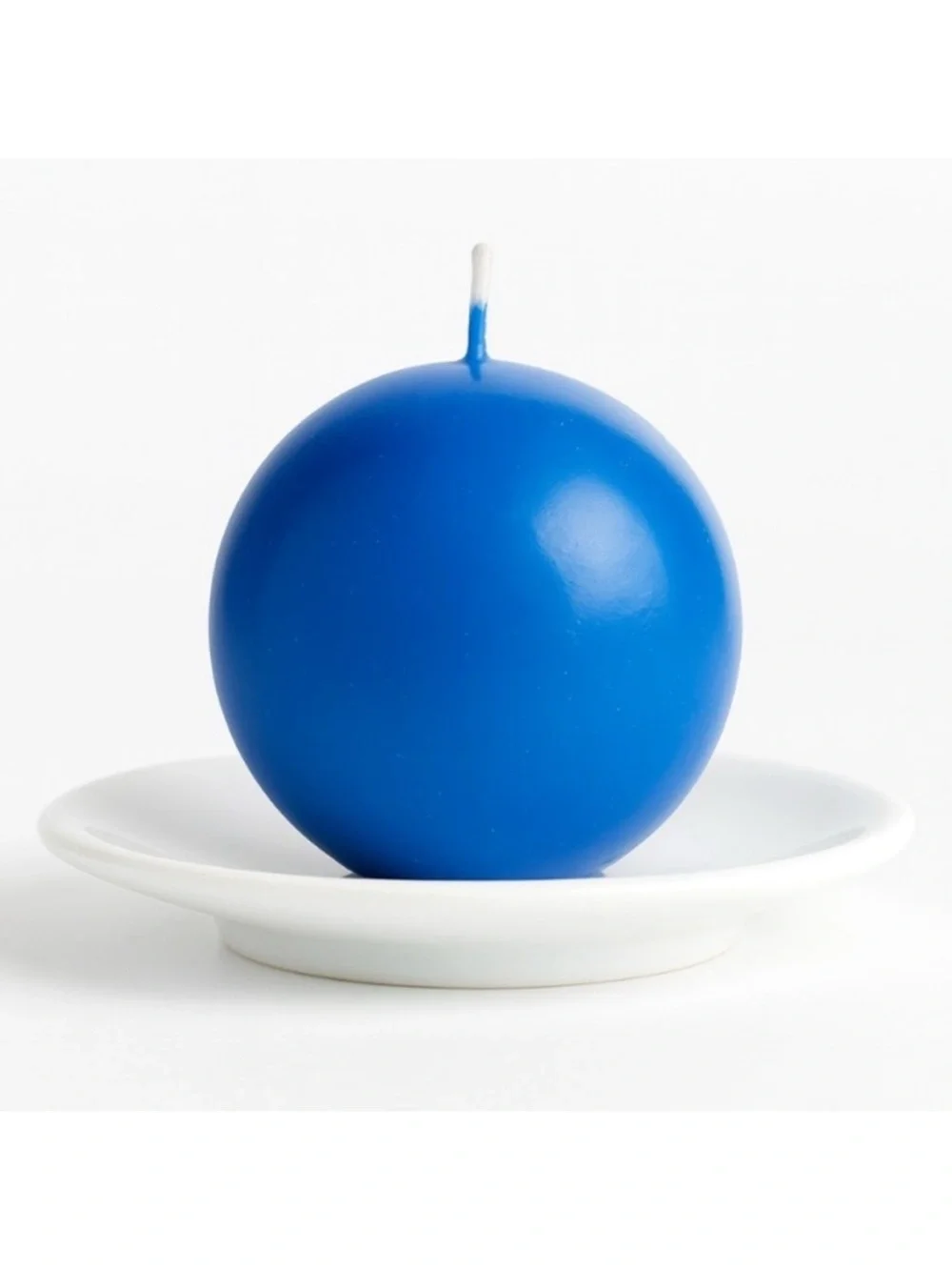 Avon Naturals Blueberry Ball Candle Blue Round Scented Candle NIB